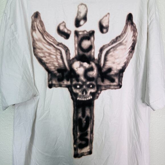 Cactus Jack Travis Scott Jackboys 2 Shirt Mens XXL Cross Skull Wings 2XL 2025 - Picture 4 of 11